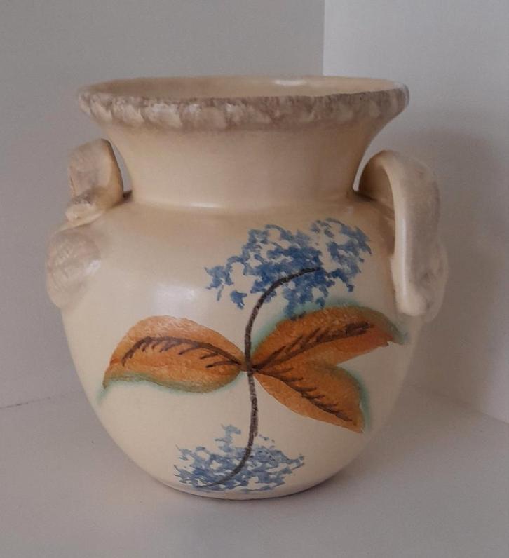 Prachtig vintage Elsterwerda vaasje – handbeschilderd DDR, Antiek en Kunst, Antiek | Vazen, Ophalen of Verzenden