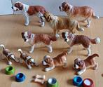 Schleich honden  Sint Bernard, Ophalen of Verzenden, Zo goed als nieuw, Beeldje of Figuurtje, Hond of Kat