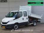Iveco Daily 35C14 Kipper Dubbel Cabine Dubbellucht 3,5t Trek, Auto's, Bestelauto's, Gebruikt, Euro 6, Iveco, Bedrijf