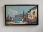 Kleurrijk schilderij Toon Willemsen. Limburg., Antiek en Kunst, Ophalen of Verzenden