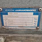 Gesloten aanhanger, dubbelasser, geremd, laadklep, Auto diversen, Aanhangers en Bagagewagens, Ophalen of Verzenden, Gebruikt