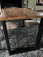 Bartafel met onderstel, Huis en Inrichting, Ophalen, Zo goed als nieuw