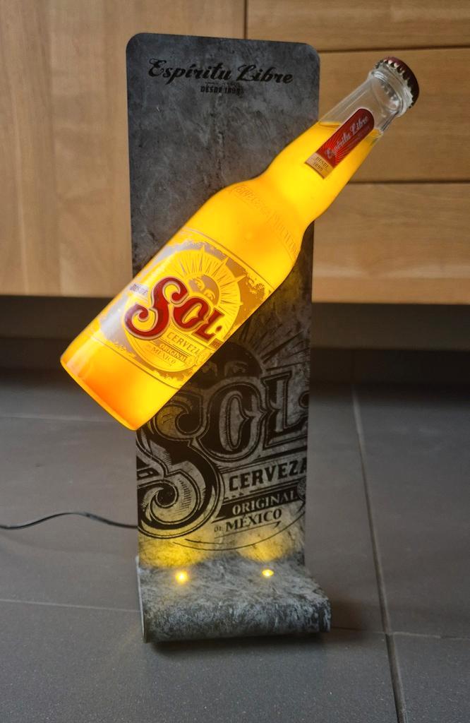 SOL Bier LED Lichtreclame, Verzamelen, Biermerken, Zo goed als nieuw, Overige typen, Overige merken, Ophalen of Verzenden