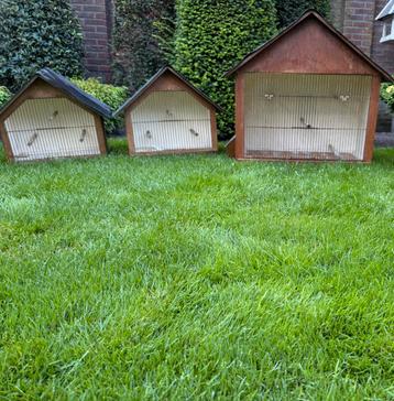 Vogelkooi vogelhok vogelhuisjes 3 stuks beschikbaar voor biedingen