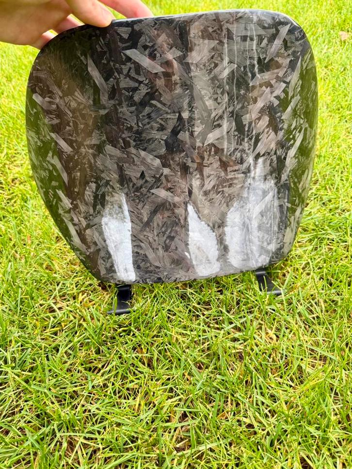 Forged carbon beenschild klep zip, Motoren, Tuning en Styling, Ophalen of Verzenden