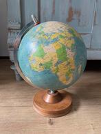 Prachtige wereldbol globe houten voet 1987, Ophalen of Verzenden, Zo goed als nieuw