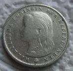 Nederland 25 cent 1897., Zilver, Koningin Wilhelmina, Losse munt, 25 cent