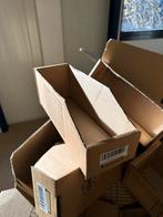Partij kartonnen bakjes / opbergbakjes, Doe-het-zelf en Verbouw, Kratten en Dozen, Ophalen, Opvouwbaar, Onbekend, Minder dan 35 cm