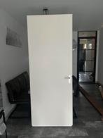 Witte binnen deur, Doe-het-zelf en Verbouw, Deuren en Horren, Ophalen, 80 tot 100 cm, 215 cm of meer, Binnendeur