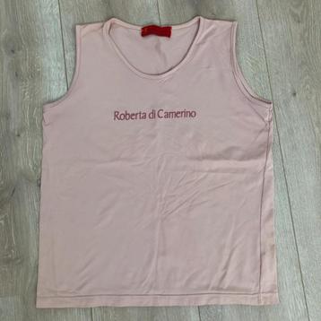 Roberta di Camerino lichtroze topje / tanktop . M beschikbaar voor biedingen