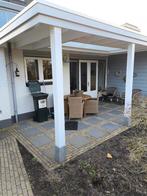 GRATIS: 8,5 m2 betontegels en 30 m2 klinkers, Ophalen, Gebruikt, Beton, Klinkers