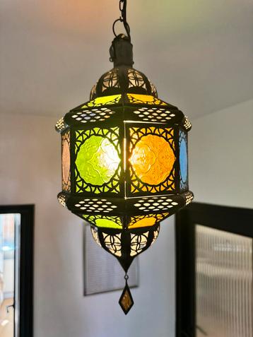 Marokkaanse / oosterse / arabische hanglamp van glasmozaiek  beschikbaar voor biedingen