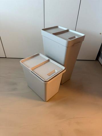 2 Ikea Hällbar afvalscheidingsbakken beschikbaar voor biedingen