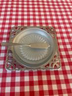 Charmant boterschaaltje jaren '50, Antiek en Kunst, Antiek | Glas en Kristal, Ophalen of Verzenden