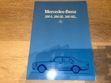 Folder Mercedes-Benz W126 1983 (280S, 280SE, 280SEL) beschikbaar voor biedingen