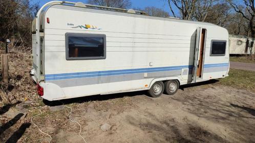 Hobby Prestige 650 C3 2001 inclusief Voortent, Caravans en Kamperen, Caravans, Particulier, tot en met 6, 1500 - 2000 kg, Rondzit