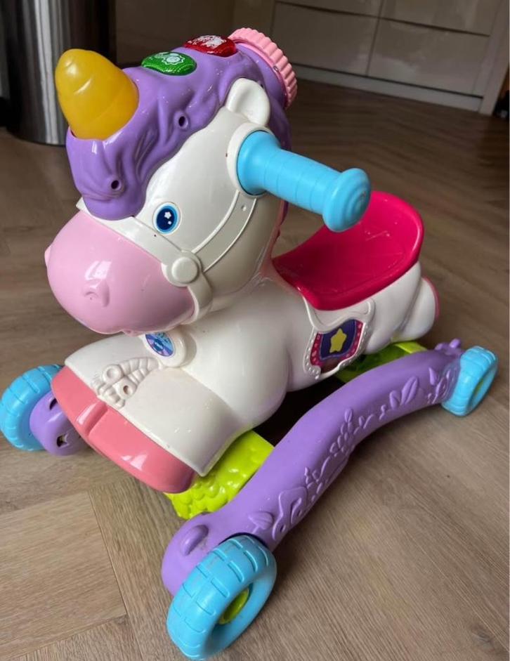 VTech hobbel eenhoorn, Kinderen en Baby's, Speelgoed | Vtech, Gebruikt, 6 maanden tot 2 jaar, Ophalen