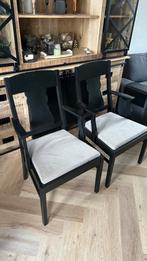 2x stoel Ingolf IKEA, Huis en Inrichting, Stoelen, Ophalen, Hout, Twee, Zwart
