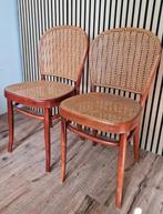 Thonet stoelen 3x, Huis en Inrichting, Stoelen, Ophalen, Gebruikt, Twee, Bruin