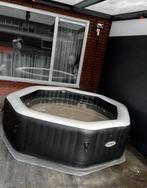 Intex Pure Spa Bubble Deluxe 6 persoons octagon, Tuin en Terras, Opblaasbaar, Gebruikt, Ophalen of Verzenden, Grondzeil