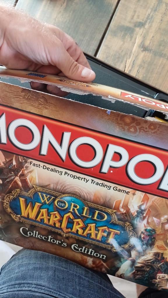 bordspel World of Warcraft Monopoly monopolie gelimiteerd, Hobby en Vrije tijd, Gezelschapsspellen | Bordspellen, Gebruikt, Een of twee spelers