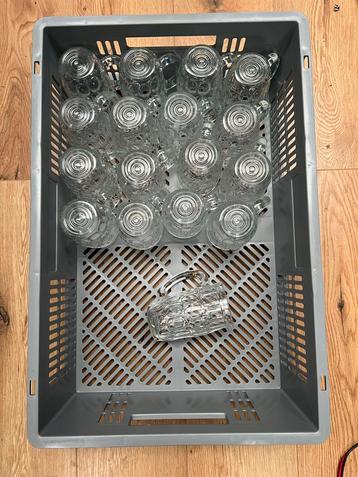 17 Bierpullen - Glazen beschikbaar voor biedingen