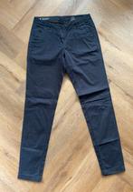 Gstar bronson mid waist skinny chino - damesbroek 28x34, Blauw, Ophalen of Verzenden, Zo goed als nieuw, Lang
