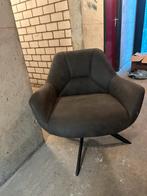 Grijze Draaibare Fauteuil - Zo Goed Als Nieuw, Ophalen, Minder dan 75 cm, Zo goed als nieuw, Stof