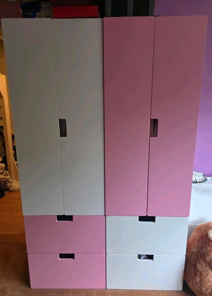 2 mooie nette stevige Ikea Stuva kleding kasten, Kinderen en Baby's, Kinderkamer | Commodes en Kasten, Gebruikt, Kast, 105 cm of meer