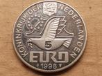 5 Euro, 400ste geboortejaar Maarten Tromp, 1998, UNC, Postzegels en Munten, Penningen en Medailles, Ophalen of Verzenden, Overige materialen