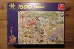 jan van haasteren puzzels, 1500 stukjes, Ophalen of Verzenden, 500 t/m 1500 stukjes, Gebruikt, Legpuzzel