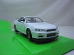 Nissan Skyline GT-R R34 2000 1:24 Whitebox, Ophalen of Verzenden, Nieuw, Auto, Overige merken