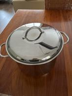 RVS Kookpan met Deksel - Inductie Geschikt, Huis en Inrichting, Inductieplaat, Zo goed als nieuw, Rvs, Ophalen