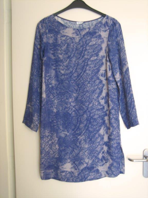 Zeer exclusieve zijden Designjurk FILIPPA K 36-38 snazzeys, Kleding | Dames, Jurken, Nieuw, Maat 36 (S), Paars, Onder de knie