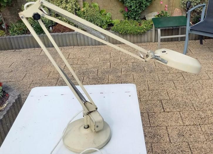 Vintage Loeplamp / Hobbylamp, Hobby en Vrije tijd, Vergrootglazen, Loepen en Loeplampen, Gebruikt, Loeplamp, Ophalen