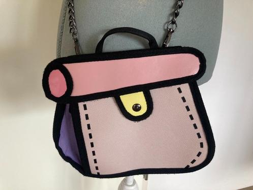 Cartoon/2D tas, Sieraden, Tassen en Uiterlijk, Tassen | Damestassen, Nieuw, Handtas, Overige kleuren, Ophalen of Verzenden