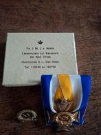 Officierskruis XV en XX trouwe dienst medaille, Ophalen of Verzenden, Landmacht, Nederland, Lintje, Medaille of Wings