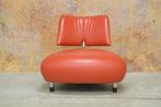 ZGANieuw! rode leren Leolux Pallone design fauteuil!, Zo goed als nieuw, Ophalen