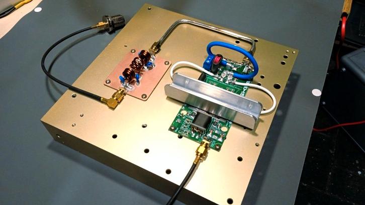 FullSET: Eindtrap FM 200w + LPF filter + koelblok+Semi rigid, Telecommunicatie, Zenders en Ontvangers, Zender, Ophalen of Verzenden