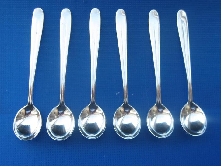 Zilveren Gustav Beran 400 lepeltjes (set van 6), Antiek en Kunst, Antiek | Goud en Zilver, Zilver, Verzenden