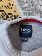 Wit tshirt met tekst Maat 62-68 h, Jongetje of Meisje, Beebielove, Onbekend, Ophalen of Verzenden