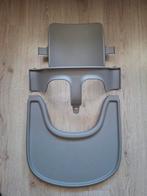 Stokke tripp trapp babyset + tray storm grey, Kinderen en Baby's, Kinderstoelen, Ophalen of Verzenden, Gebruikt, Meegroeistoel