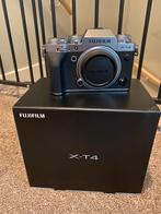 Fujifilm camera x-t4 silver, Audio, Tv en Foto, Fotocamera's Digitaal, Ophalen, Zo goed als nieuw, Fuji