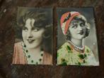 Antieke Franse Ansicht/ Fotokaarten ** dames portretten **, Verzamelen, Ophalen of Verzenden, Voor 1940, Overige onderwerpen