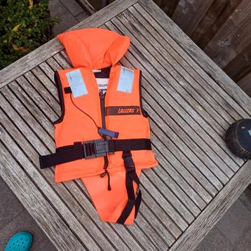 zwemvest lalizas 15 - 30 kilo oranje met billenflap beschikbaar voor biedingen