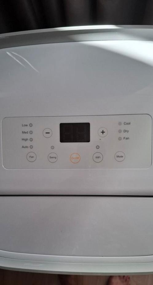 MOBIELE AIRCO COMPLEET MET HULPSTUKKEN, Witgoed en Apparatuur, Airco's, Zo goed als nieuw, Afstandsbediening, Ophalen of Verzenden