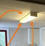 TL lichtbak met 2 TL lampen en 1 extra, Ophalen, Gebruikt, 50 tot 200 watt, Lamp met armatuur