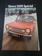 Brochure Simca 1100 Spécial 1971, Ophalen of Verzenden, Zo goed als nieuw, Overige merken