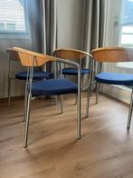 Eetkamerstoelen ‘Chairman chairs’ door Hansen en Sorensen, Ophalen, Overige materialen, Gebruikt, Blauw
