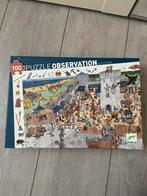 Djeco observatie puzzel kasteel 100 stukjes, Kinderen en Baby's, Speelgoed | Kinderpuzzels, Ophalen of Verzenden